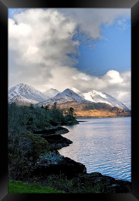The Five Sisters of Kintail Framed Print by Jacqi Elmslie