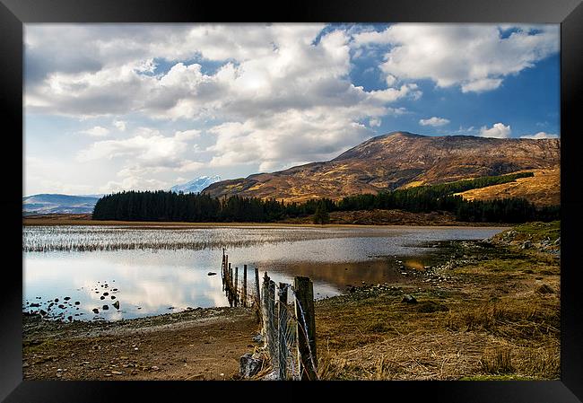 Loch Cill Chroisg Framed Print by Jacqi Elmslie