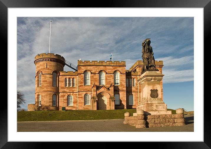  Inverness Castle Frontage, Scotland Framed Mounted Print by Jacqi Elmslie