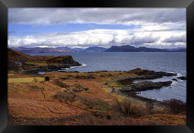  Across the Sound of Sleat Framed Print by Jacqi Elmslie