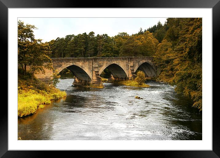 Bridge Over the River Oich  Framed Mounted Print by Jacqi Elmslie