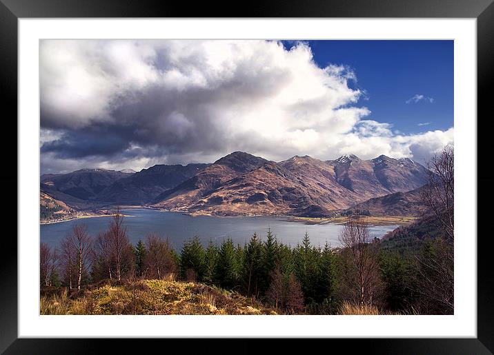 Storm Approaching the Five Sisters  Framed Mounted Print by Jacqi Elmslie