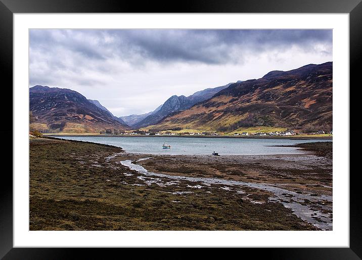 Low Tide at Loch Long  Framed Mounted Print by Jacqi Elmslie