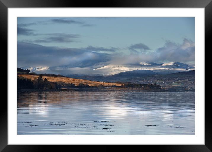  Beauly Firth in Winter Framed Mounted Print by Jacqi Elmslie