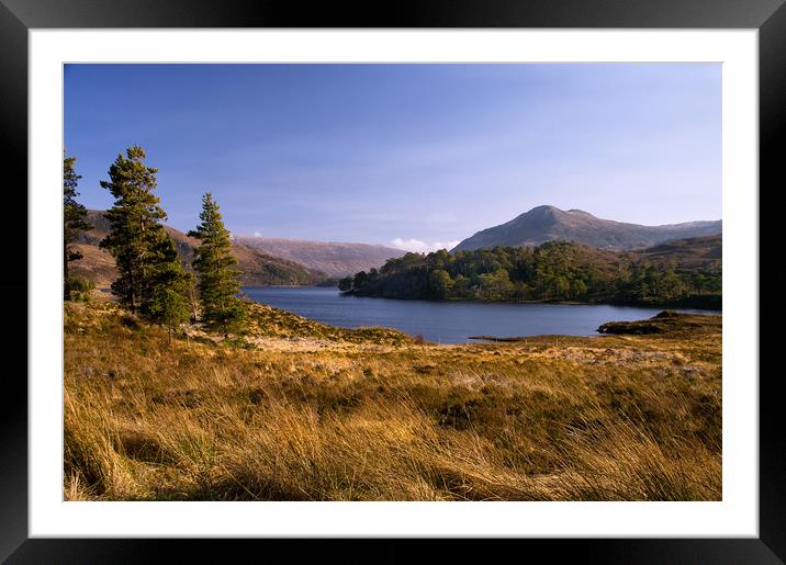 Loch Clair, Torridon, the Highlands of Scotland Framed Mounted Print by Jacqi Elmslie