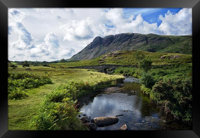 Mountain View in Wasdale Lake District Framed Print by Jacqi Elmslie