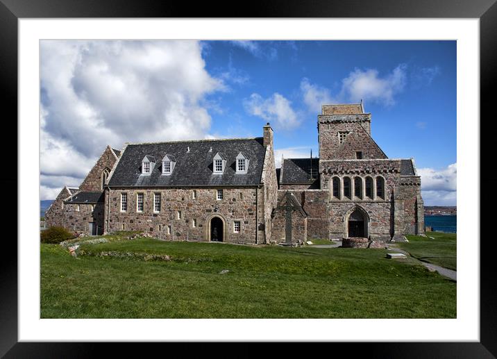 Iona Abbey Scotland Framed Mounted Print by Jacqi Elmslie