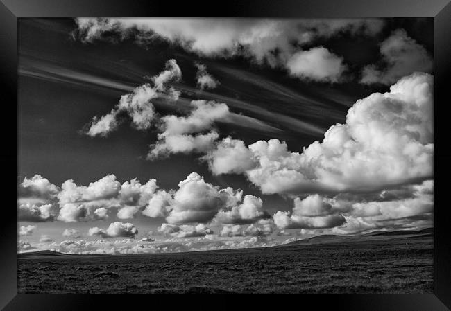 Windy Skies Over the Isle of Lewis Framed Print by Jacqi Elmslie