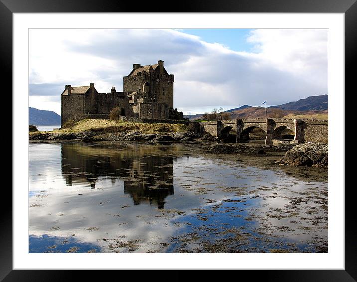 Eilean Donan Castle Scotland Framed Mounted Print by Jacqi Elmslie