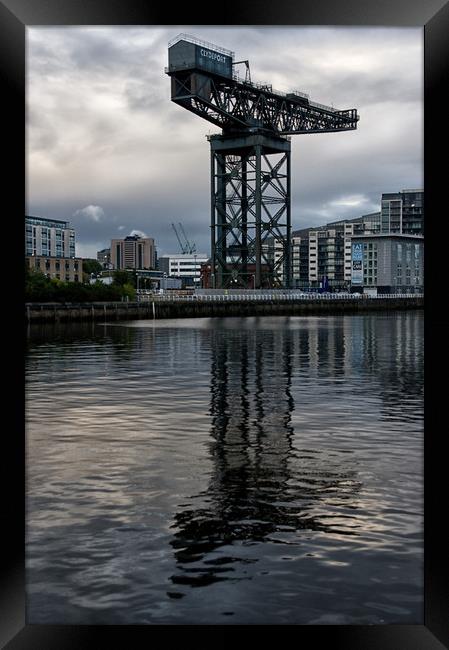 Finnieston Crane Glasgow Clydebank Framed Print by Jacqi Elmslie