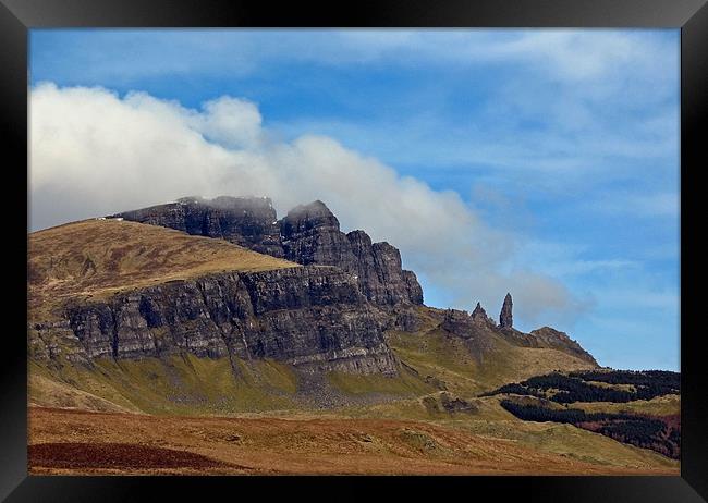 The Isle of Skye and the Old Man of Storr Framed Print by Jacqi Elmslie