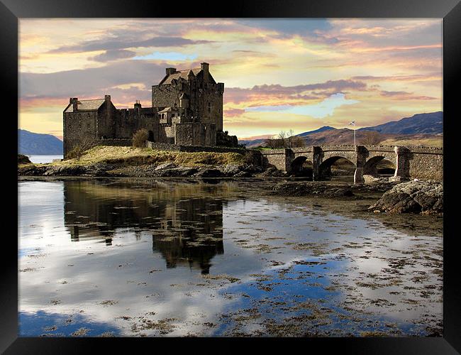 Eilean Donan Castle Dornie Scotland Framed Print by Jacqi Elmslie
