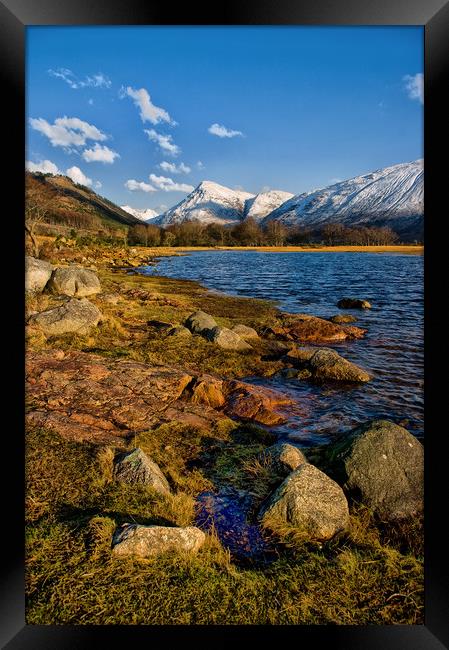 By The Shores of Loch Etive Framed Print by Jacqi Elmslie