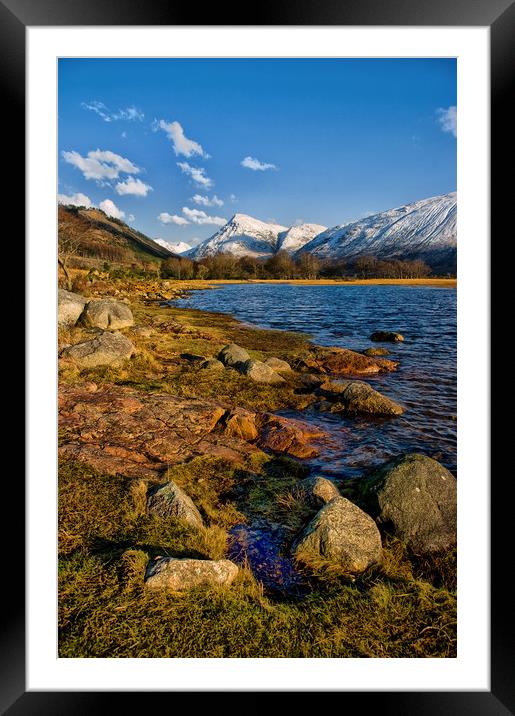 By The Shores of Loch Etive Framed Mounted Print by Jacqi Elmslie
