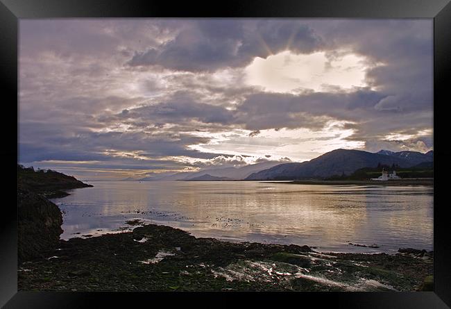 Corran Ferry View Framed Print by Jacqi Elmslie