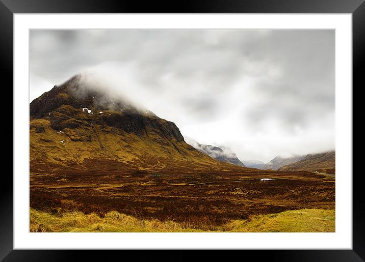 Glencoe Weather Framed Mounted Print by Jacqi Elmslie