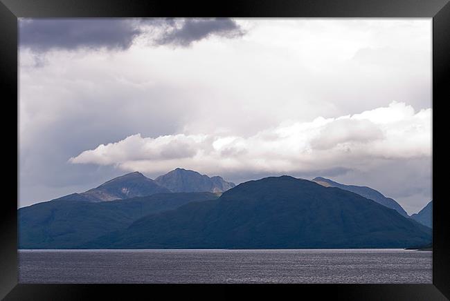 The Morvern Hills from Ballachulish Framed Print by Jacqi Elmslie