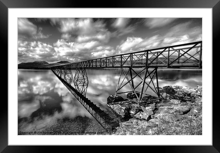 Bridge To The Other Side Framed Mounted Print by Jim kernan