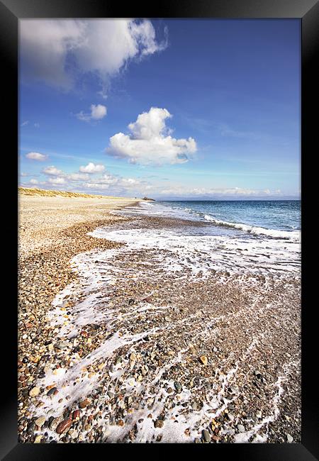 The Beach Framed Print by Jim kernan