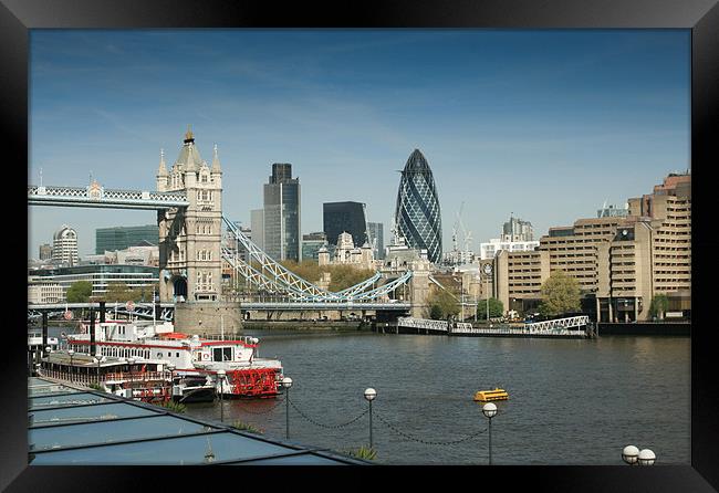 The Gherkin Framed Print by Kevin West