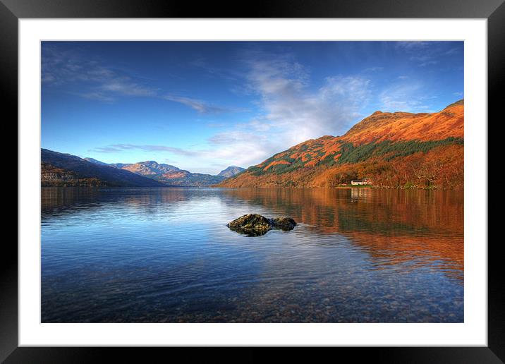 Colours of Lomond Framed Mounted Print by James Buckle