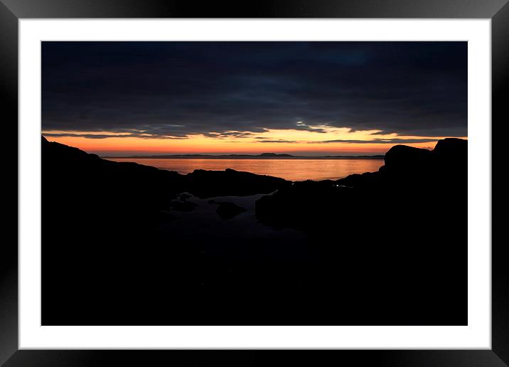  Kintyre Sunset Framed Mounted Print by James Buckle