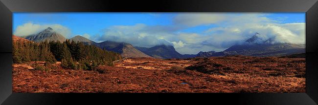  Cuillin View Framed Print by James Buckle