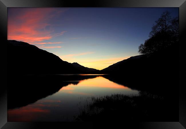  Loch Voil Sunset Framed Print by James Buckle