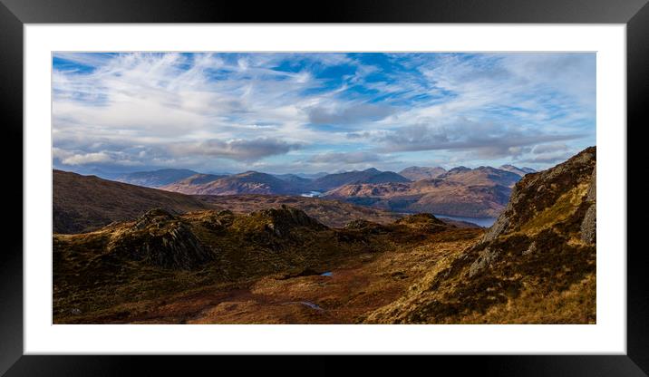 Over the Trossachs Framed Mounted Print by James Buckle