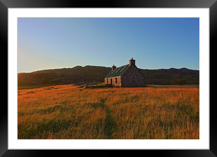 Peanmeanach Bothy Framed Mounted Print by James Buckle