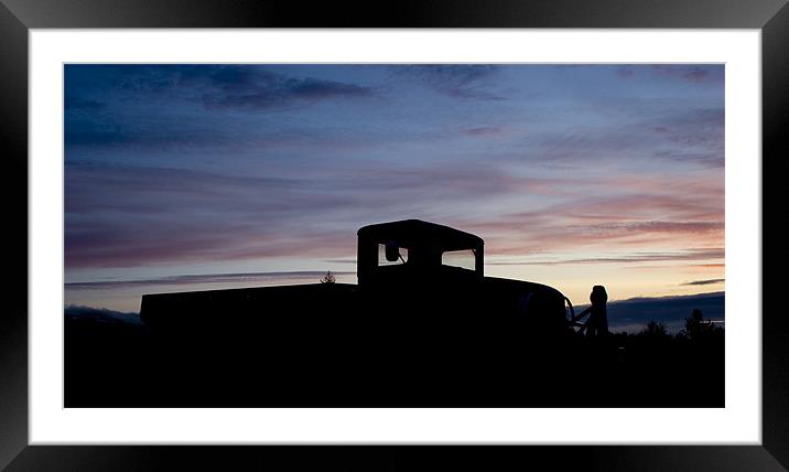 GMC Truck Resting Framed Mounted Print by James Buckle