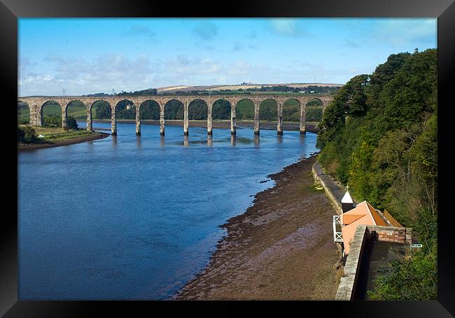 Royal Border Bridge Framed Print by Geoff Pickering