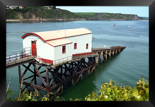 Lifeboat Station Framed Print by Geoff Pickering