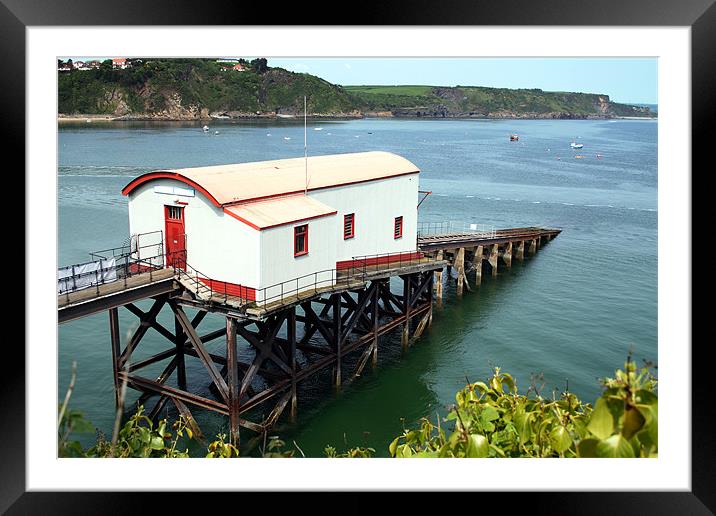 Lifeboat Station Framed Mounted Print by Geoff Pickering