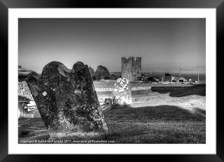 Kilclief Castle Framed Mounted Print by David McFarland