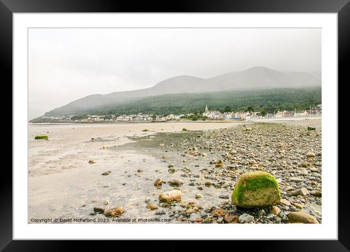 Majestic Mourne Mountains Framed Mounted Print by David McFarland