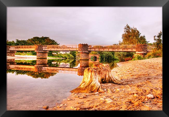 Dawn River, Ballycastle Framed Print by David McFarland