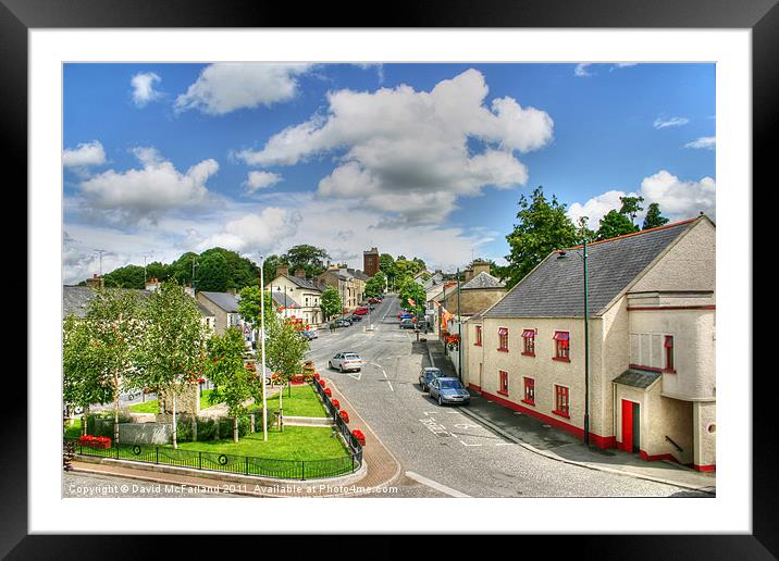 Richhill in bloom Framed Mounted Print by David McFarland