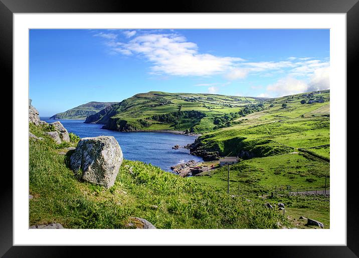 Antrim Coast from Torr Head Framed Mounted Print by David McFarland