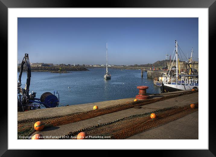 Ardglass tranquility Framed Mounted Print by David McFarland