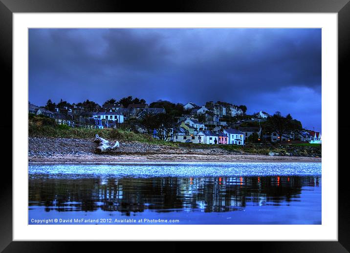Reflections on the Margy Framed Mounted Print by David McFarland
