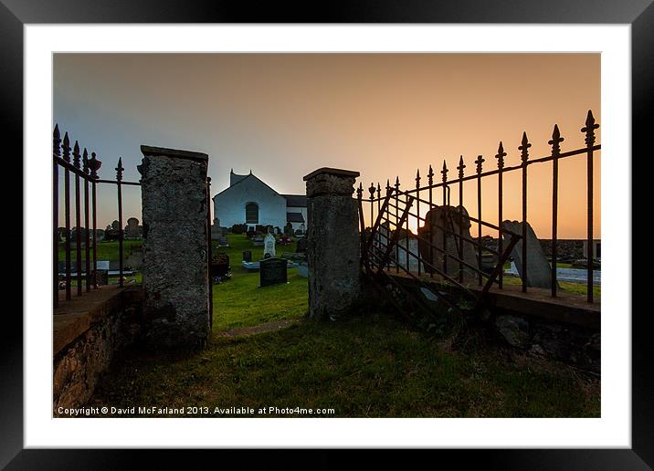 Until resurrection day Framed Mounted Print by David McFarland