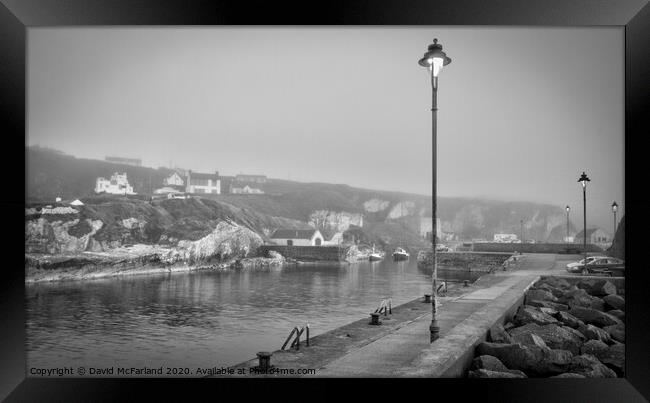 Evening at Ballintoy, Northern Ireland Framed Print by David McFarland