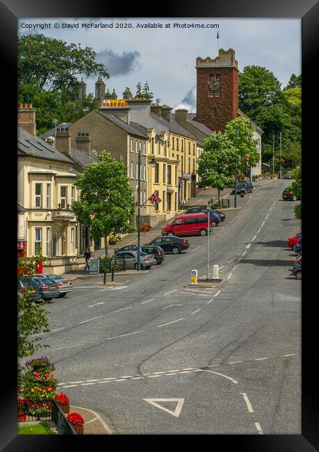 Richhill in County Armagh Framed Print by David McFarland