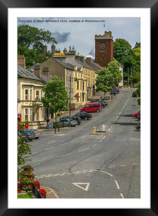 Richhill in County Armagh Framed Mounted Print by David McFarland