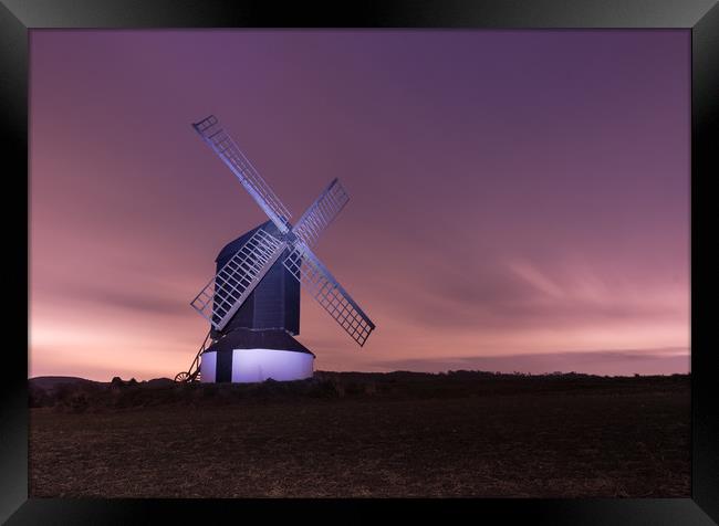 Windmill Framed Print by Rob Camp