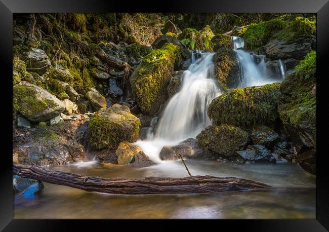 Lodore Waterfall Framed Print by Rob Camp