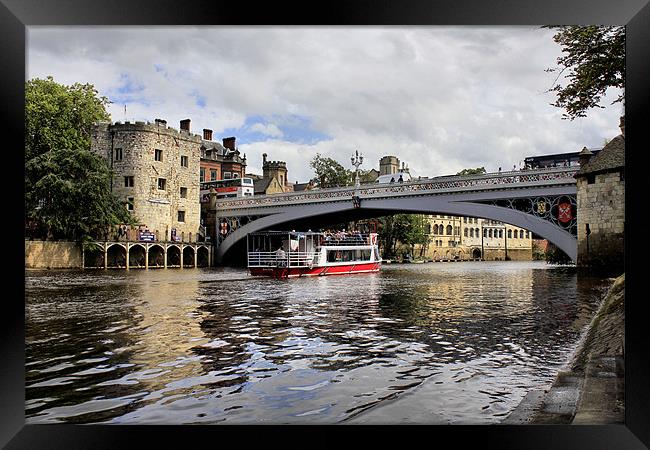 bridge over the river ouse Framed Print by Martin Parkinson