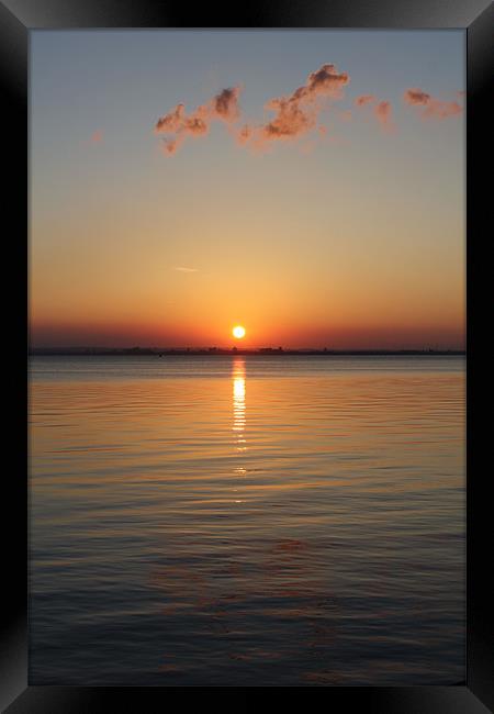 Humber Dusk Framed Print by Martin Parkinson