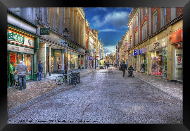Whitefriargate 2012 Framed Print by Martin Parkinson